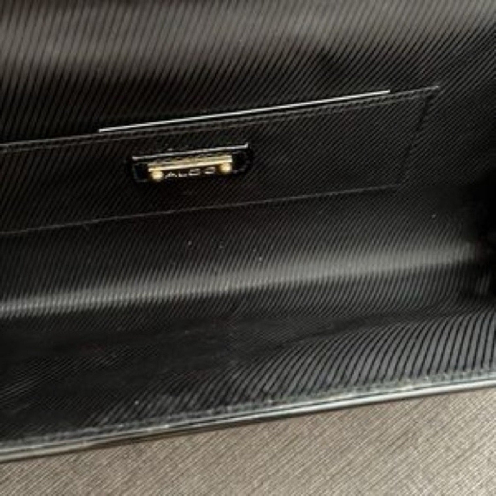Aldo Black Patent Leather Clutch