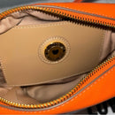Love Moschino Orange Leather Crossbody Bag