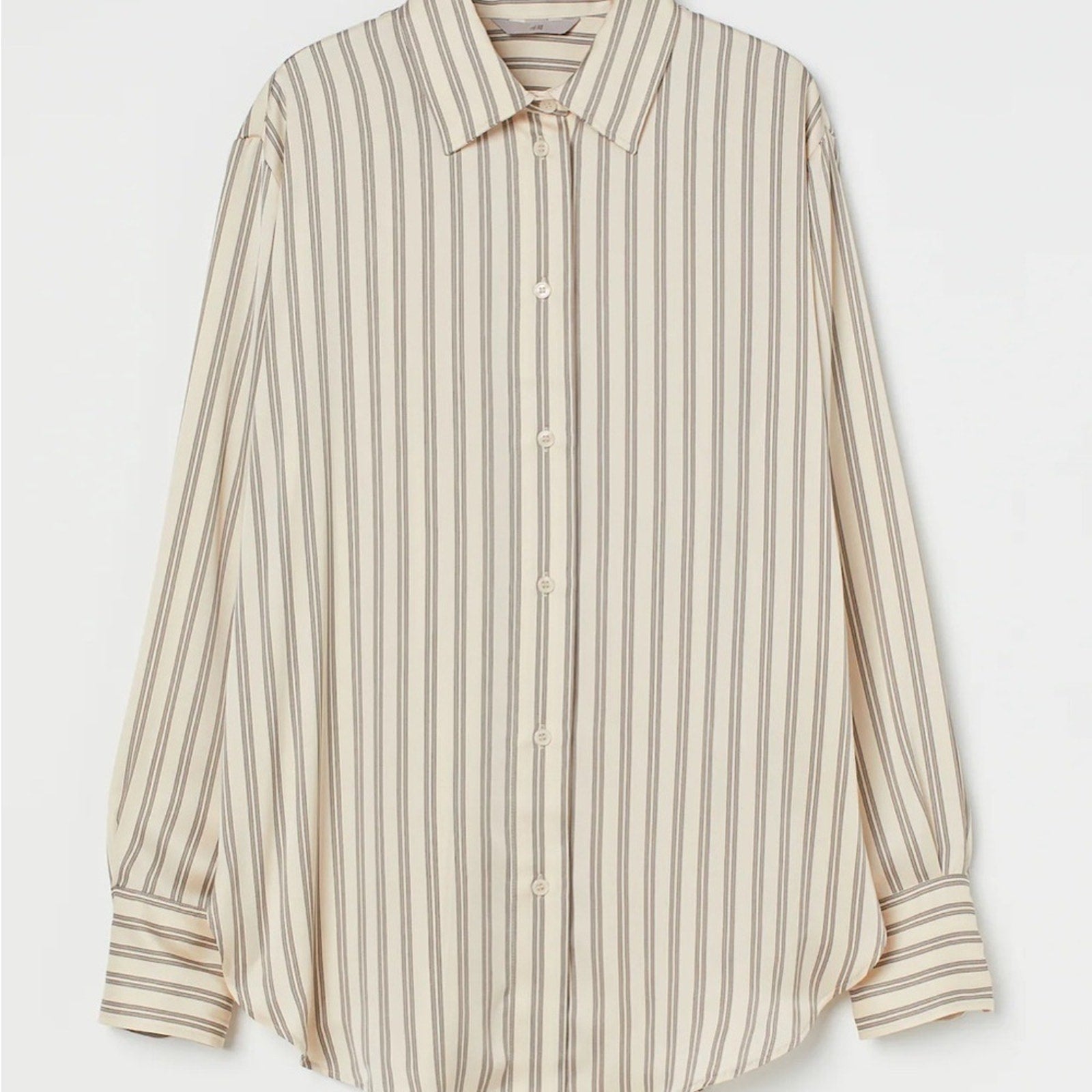 H&M LADIES SHIRT WITH A SHEEN