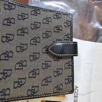 Vintage 1975 Dooney & Bourke Signature Canvas Wallet with COA - EUC