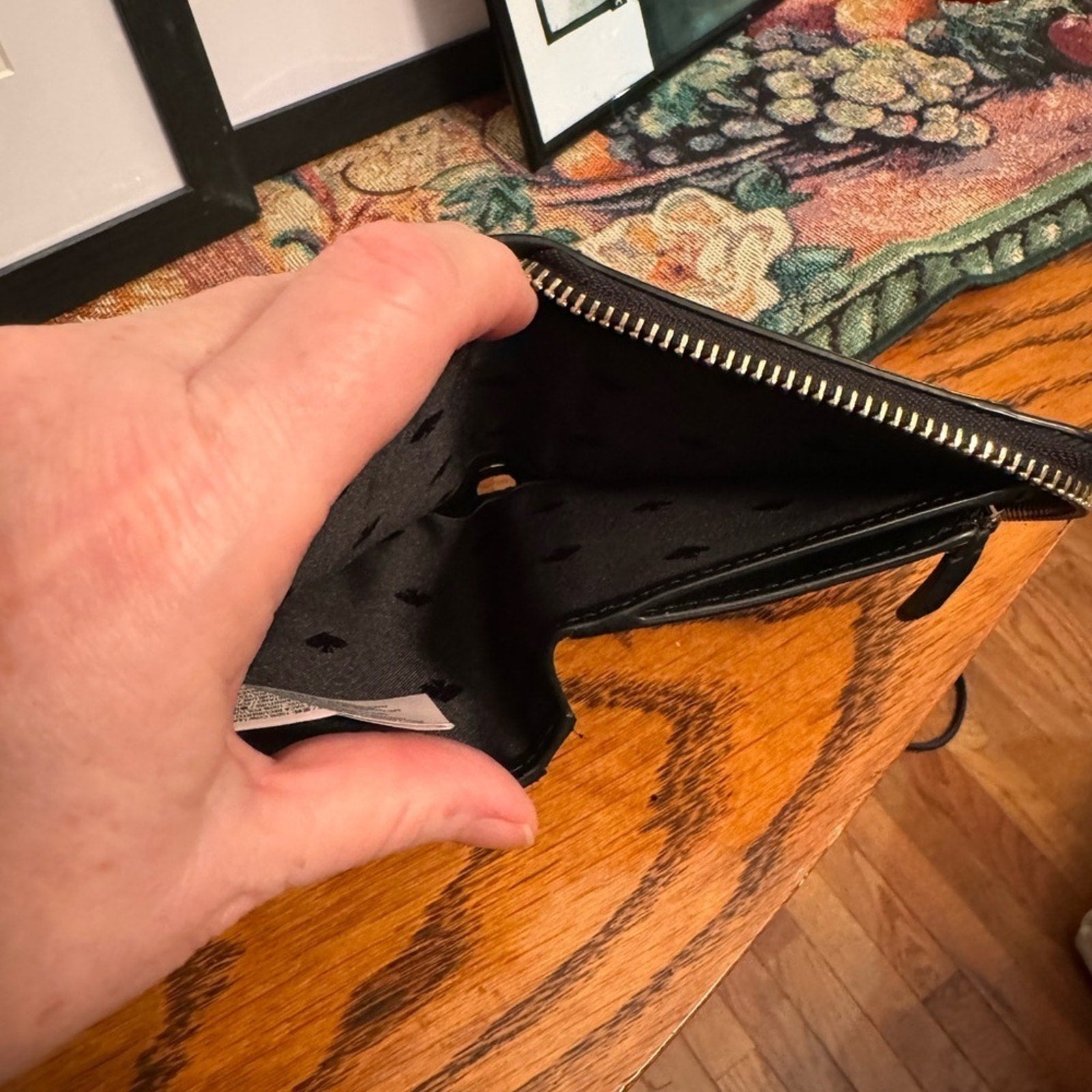Kate Spade ♠️ Cameron Small Slim Continental Zipper Around Wallet