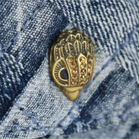 MICRO DENIM KENSINGTON BAG Kurt Geiger London NWOT