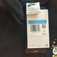 Nike Women’s Black Sportswear Essential Logo Long Sleeve Dress - Medium