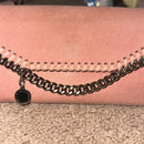 Stella Mc Cartney Stella McCartney Suede Clutch Wallet Pink