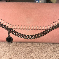 Stella Mc Cartney Stella McCartney Suede Clutch Wallet Pink