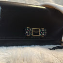 EUC; Kate Spade Morgan Bedazzled Bow Patent Leather Flap Crossbody