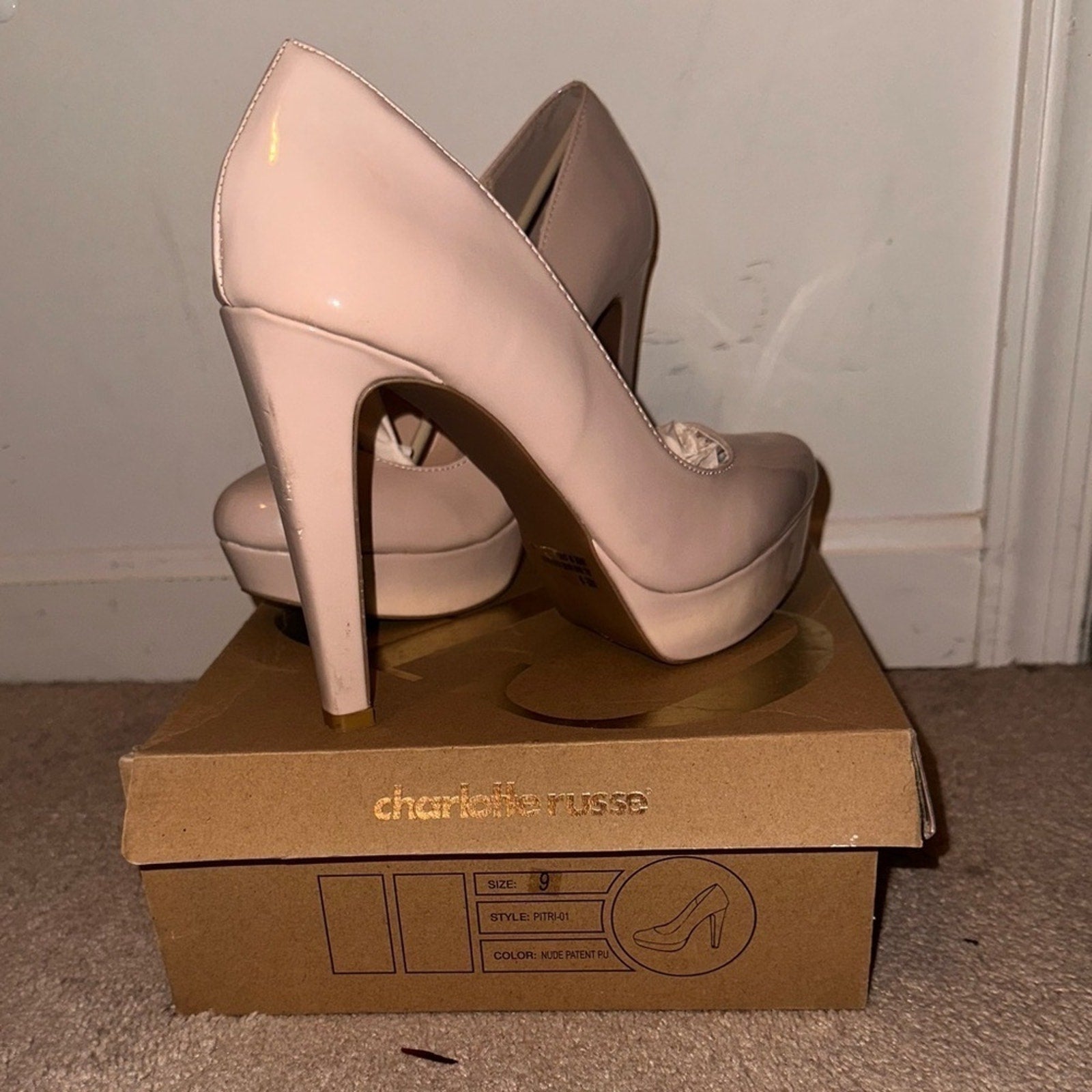 Charlotte Russe - Elegant Nude Pumps
