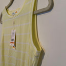 C&C California Ira Sleeveless Cotton Blend Drawstring Belt Dress