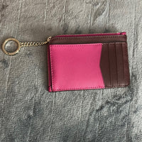 Kate Spade ♠️ Darcy Medium L-Zip Card Holder In Pink