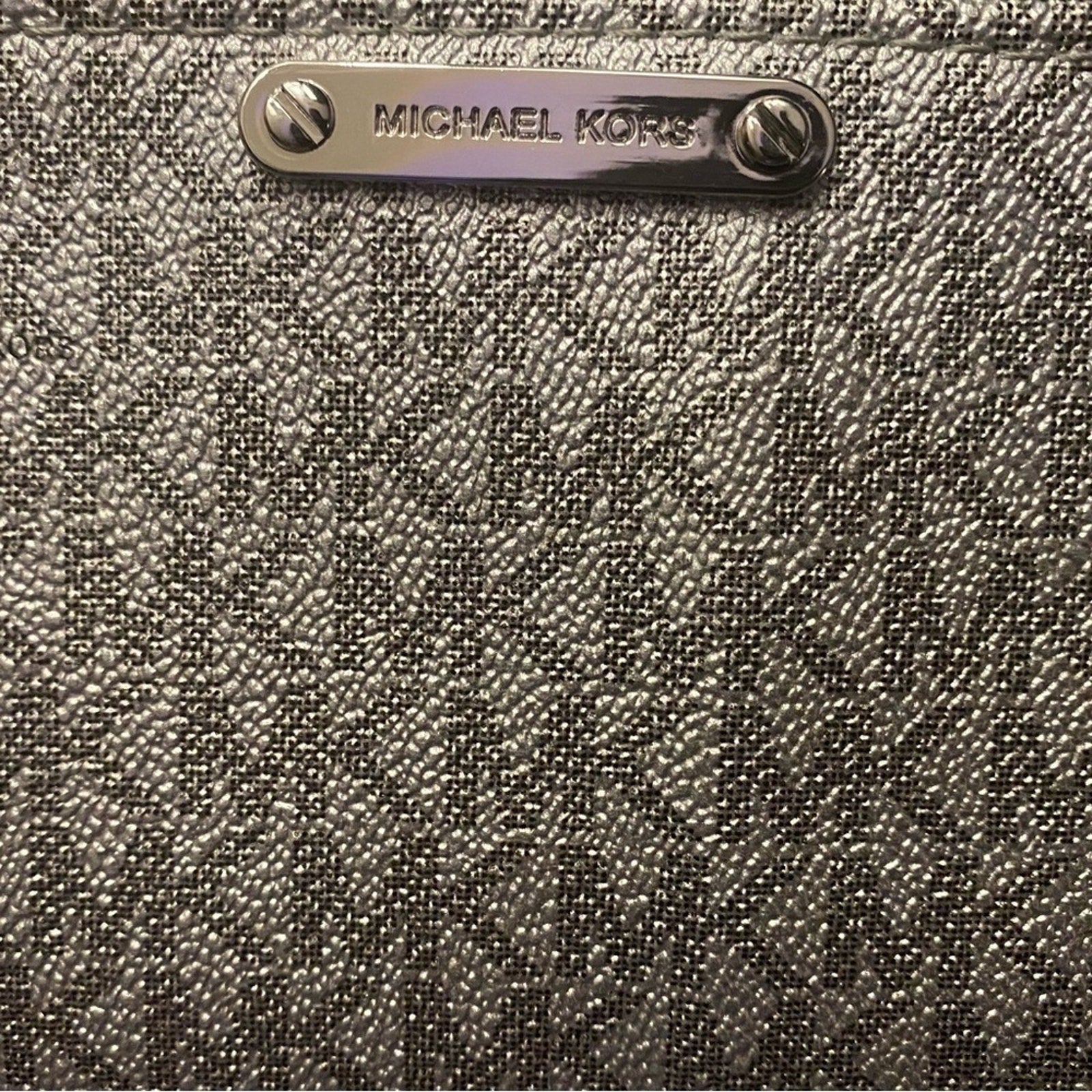 Michael Kors Silver Belt Bag/CrossBody NWT