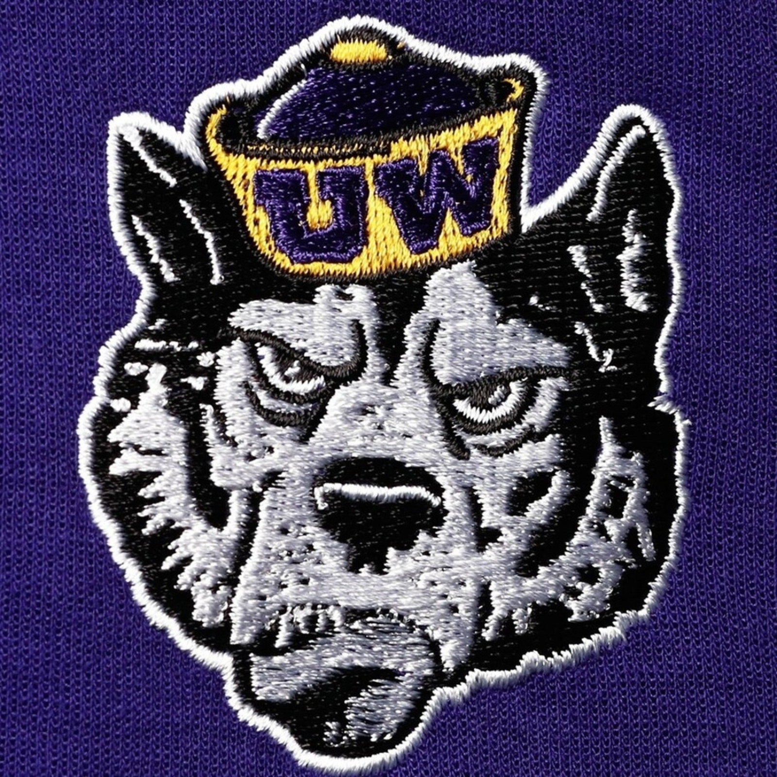 Adidas Purple HUSKIES FASHION TRACK JACKET Displaying Washington Pride NWT
