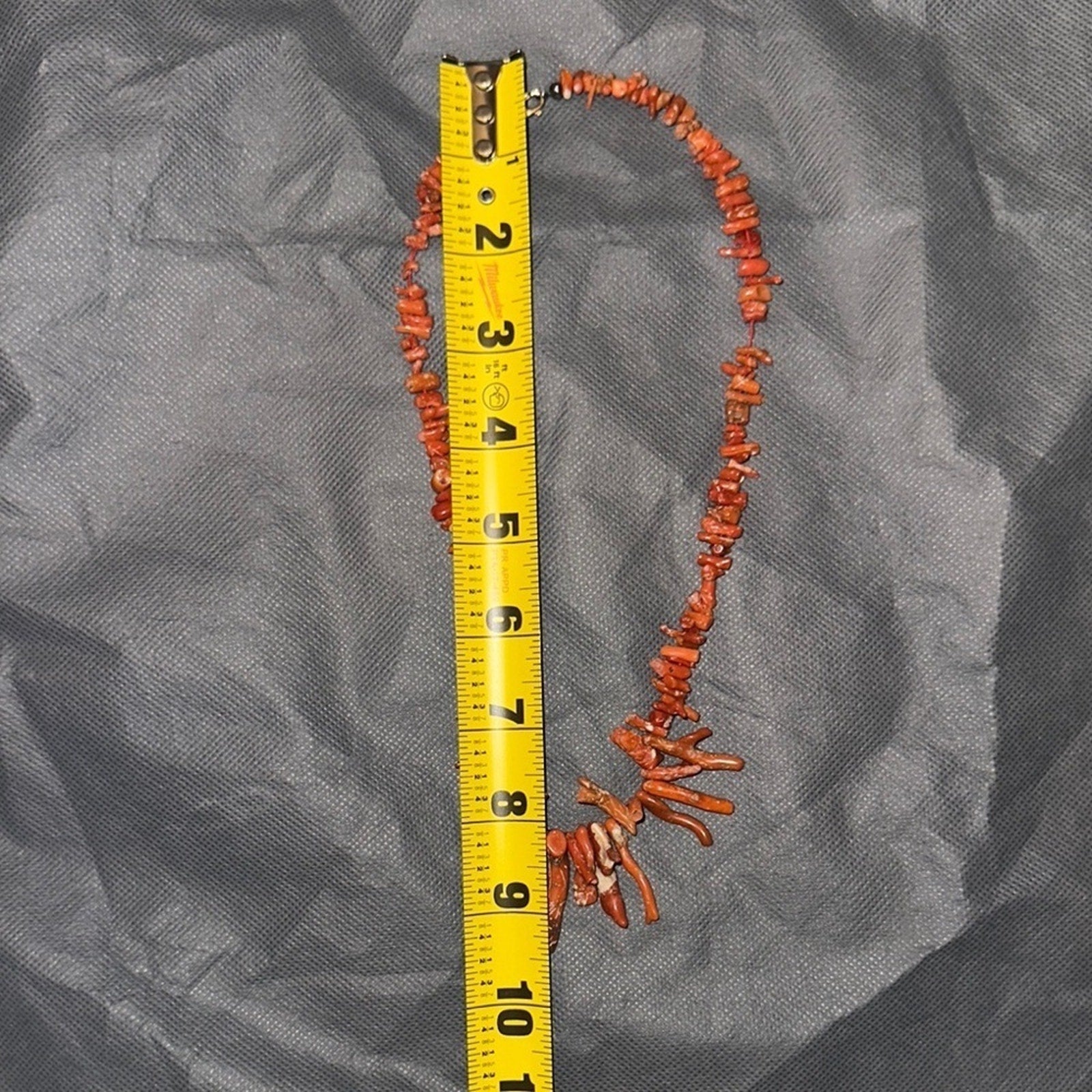 Elegant orange Coral Necklace