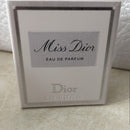 Dior White and Gold Cosmetic Pouch with Miss Dior Perfume