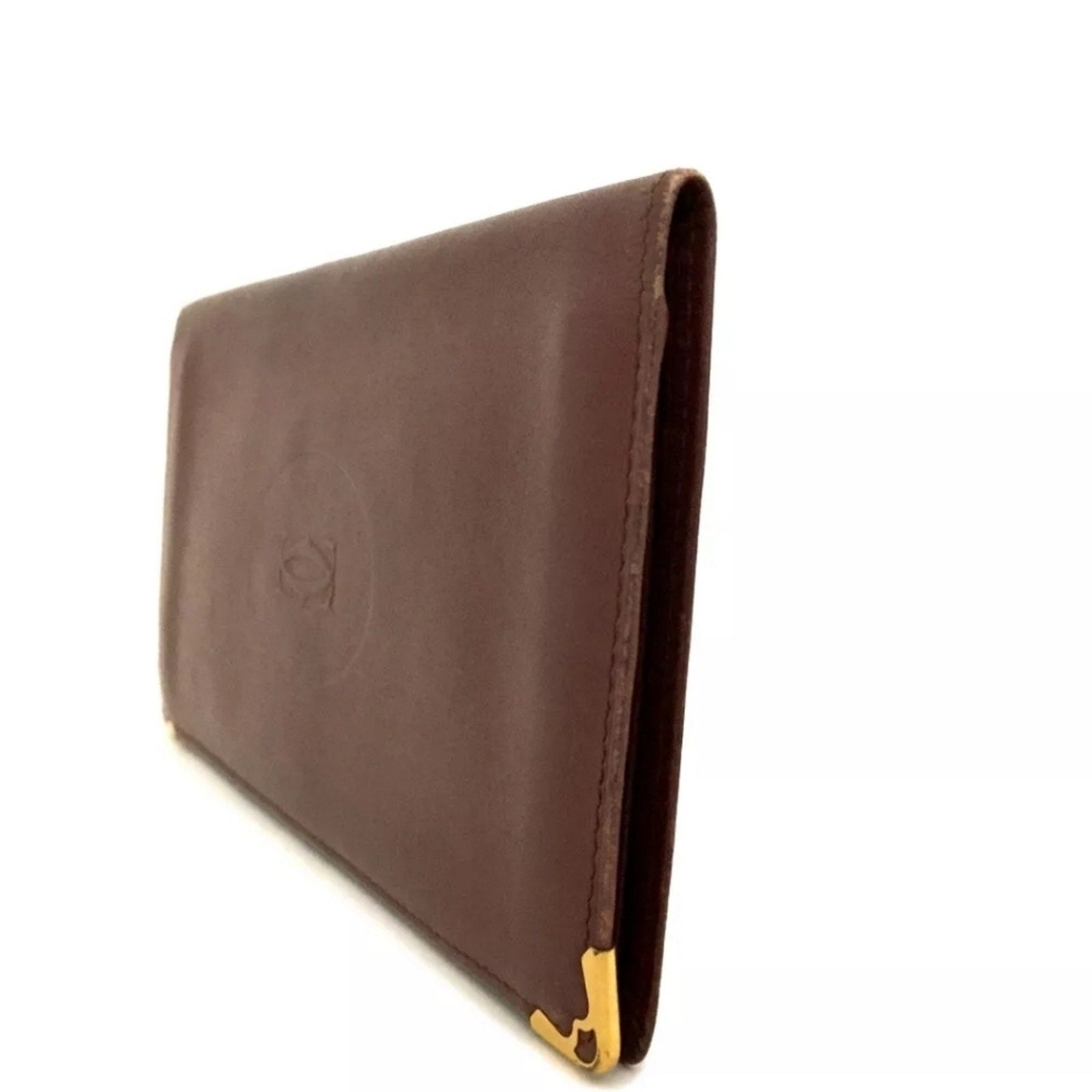 Vintage Cartier Leather Bifold Checkbook EUC