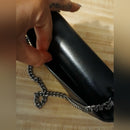 Kurt Geiger LIKE NEW Black Shoreditch with Leopard Pony Hair Sides Purse