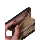 Michael Kors black snakeskin embossed wallet