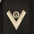 Valentino Orlandi Black Vegan Leather Shoulder Bag