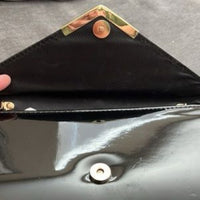 Aldo Black Patent Leather Clutch