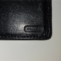 Coach Black Canvis Long Wallet