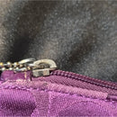 Vintage Coach Turn Lock Purple Wristlet