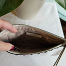 Michael Kors White Saffiano Leather XL NWT XL 6"x10" White Wristlet-Item