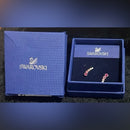 SWAROVSKI 2016 Pierced HARLEY EARLOBE EARRINGS - 5198391 PINKS/WHITE
