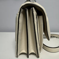 NWOT - Coach CJ526 Mini Klare Crossbody Puffy Diamond Quilting Chalk Leather