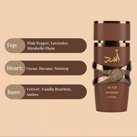 Asad Bourbon Eau De Parfum Spray 100ML (3.4 OZ) By Lattafa