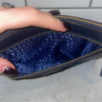 Kate Spade ♠️ Navy wristlet EUC