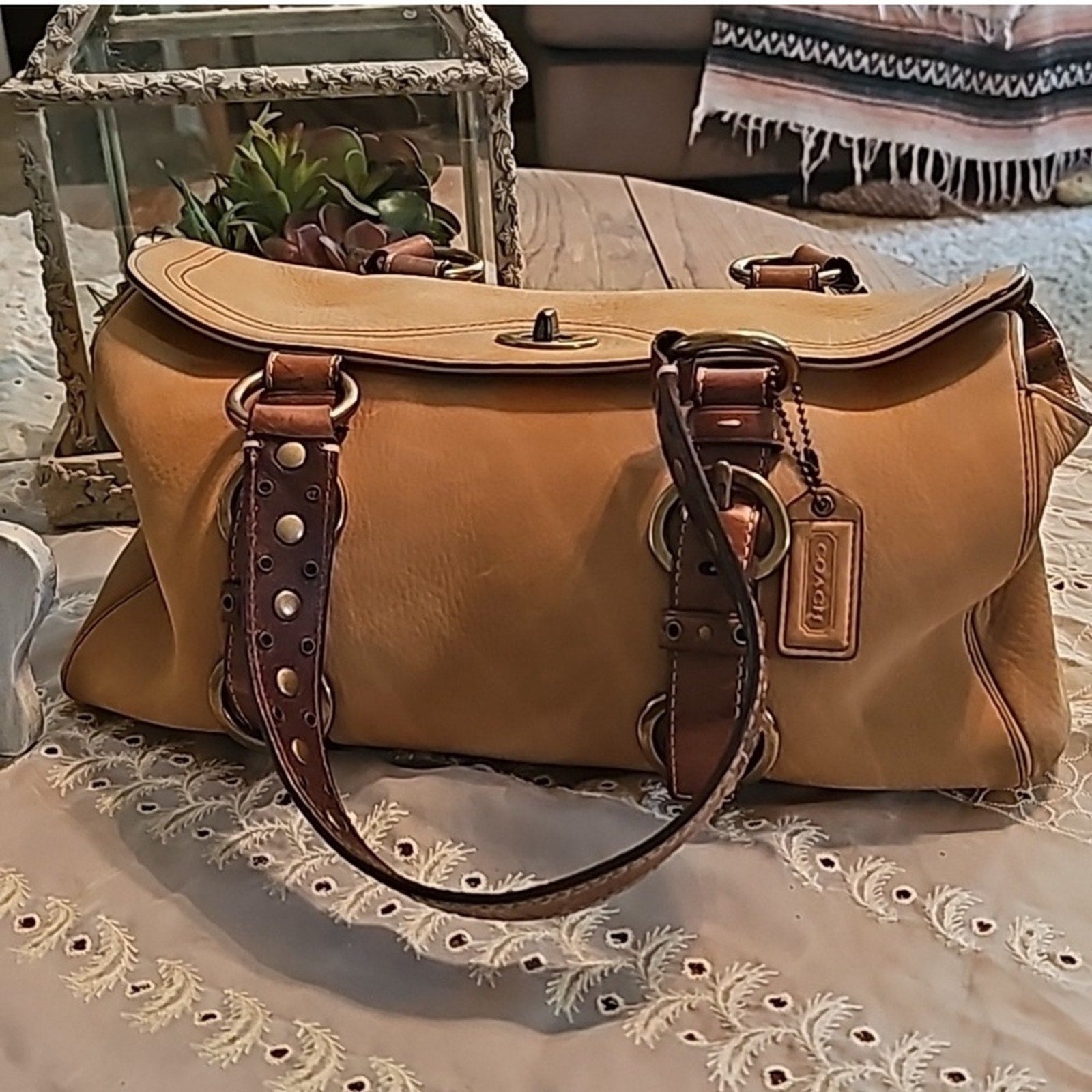 Coach Chelsea in nubuck leather Like New...#RARE VINTAGE