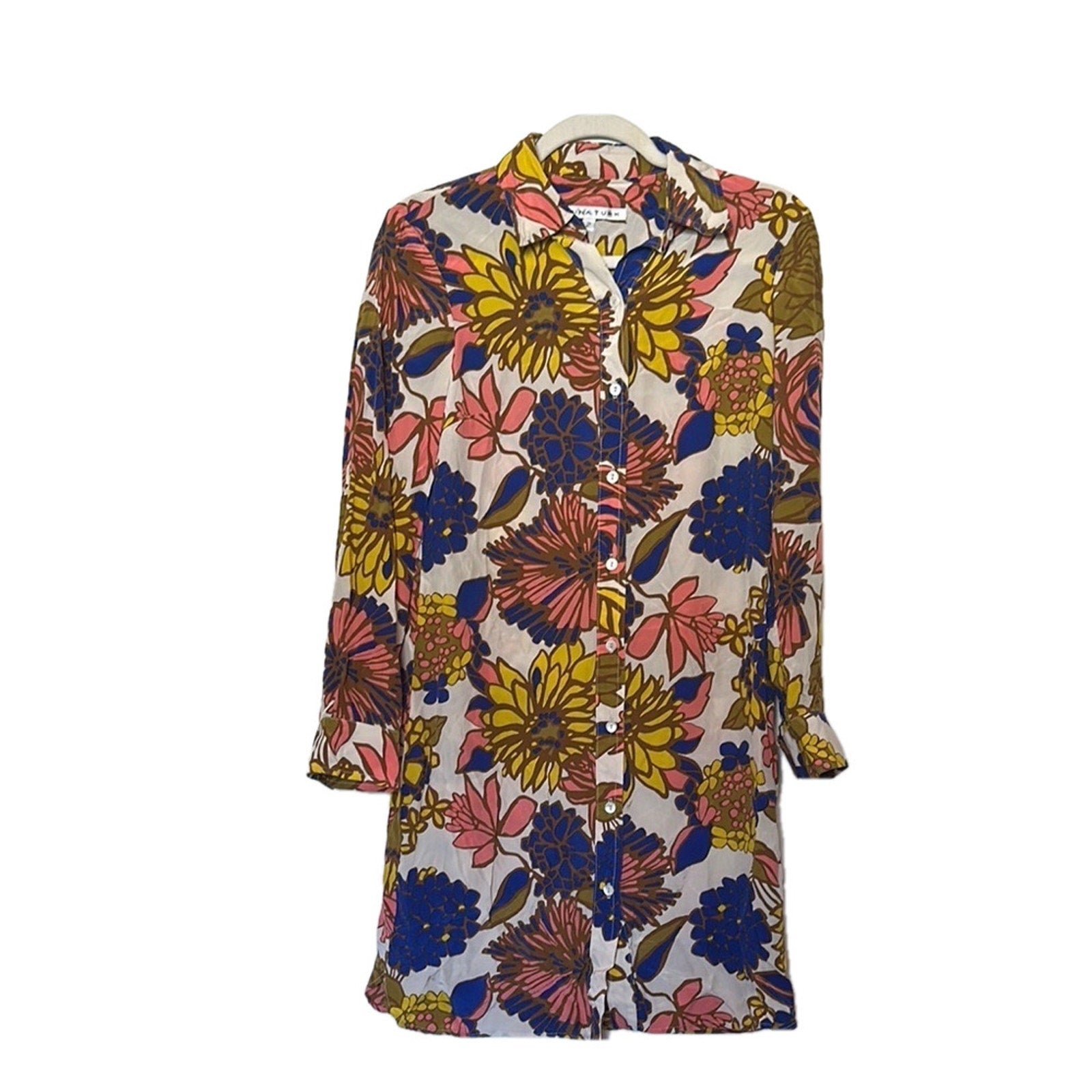 Trina Turk- Floral Button-Up Dress