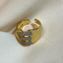 NEW 18K GOLD PLATED RING