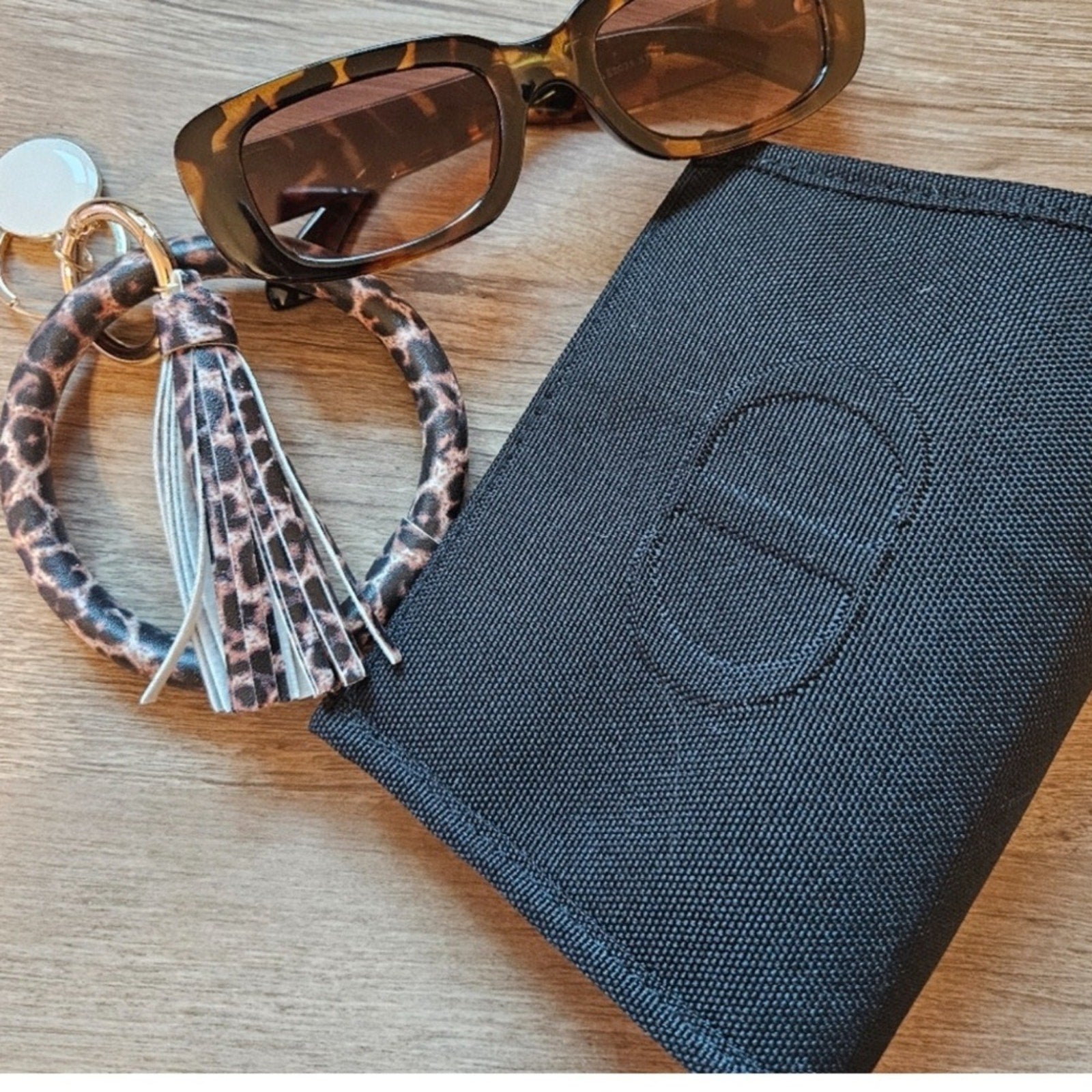 DIOR wristlet converted from beauty bag