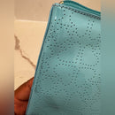 KATE SPADE HEART PRINT ZIPPER CLUTH WALLET