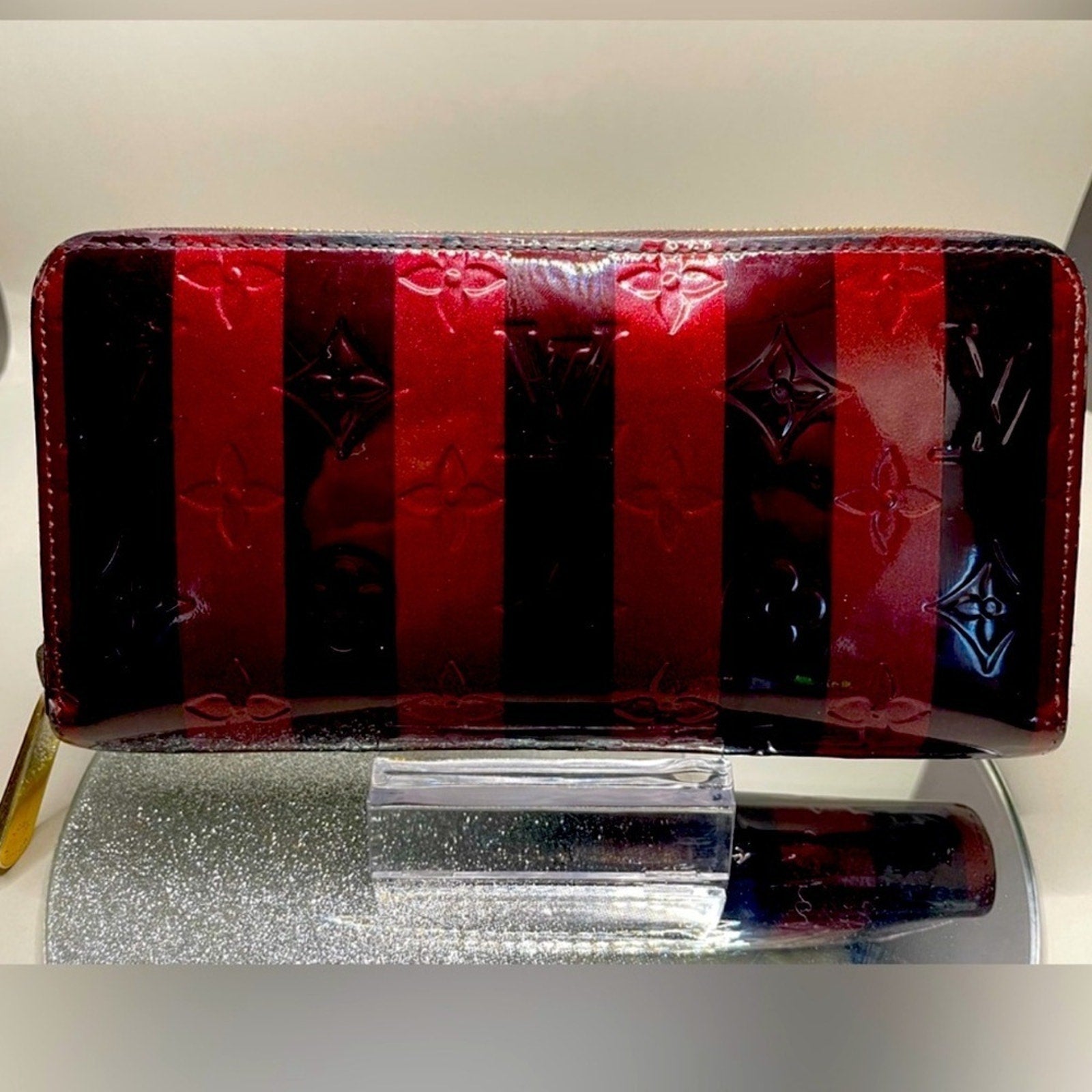 Louis Vuitton Red and Black Wallet